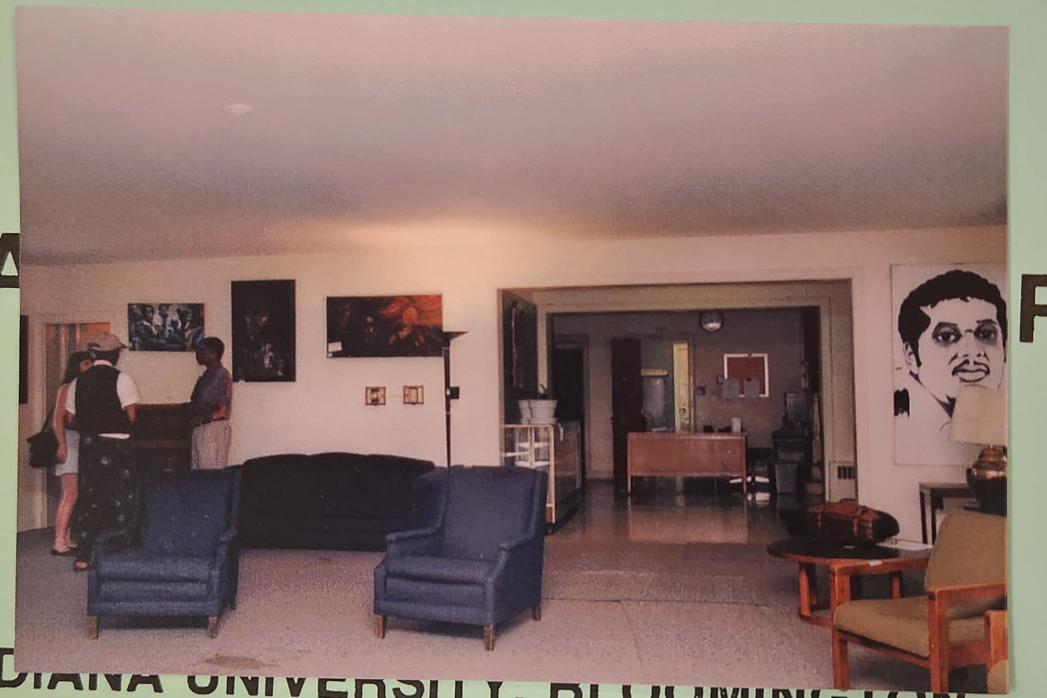 Inside the Living Room of the Black Culture Center